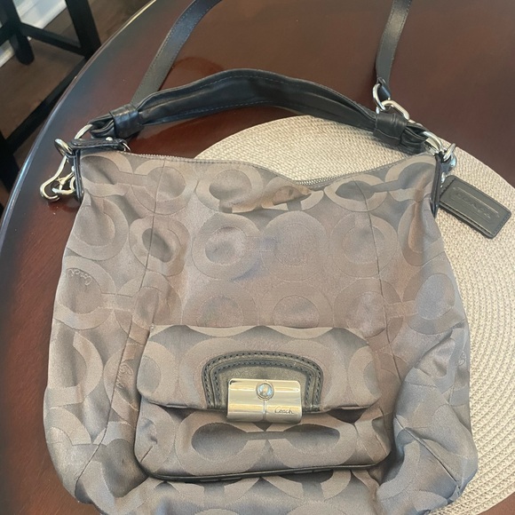 Coach bag grey hobo style - Picture 9 of 10